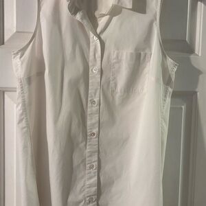 J. Jill White Button Down Shirt